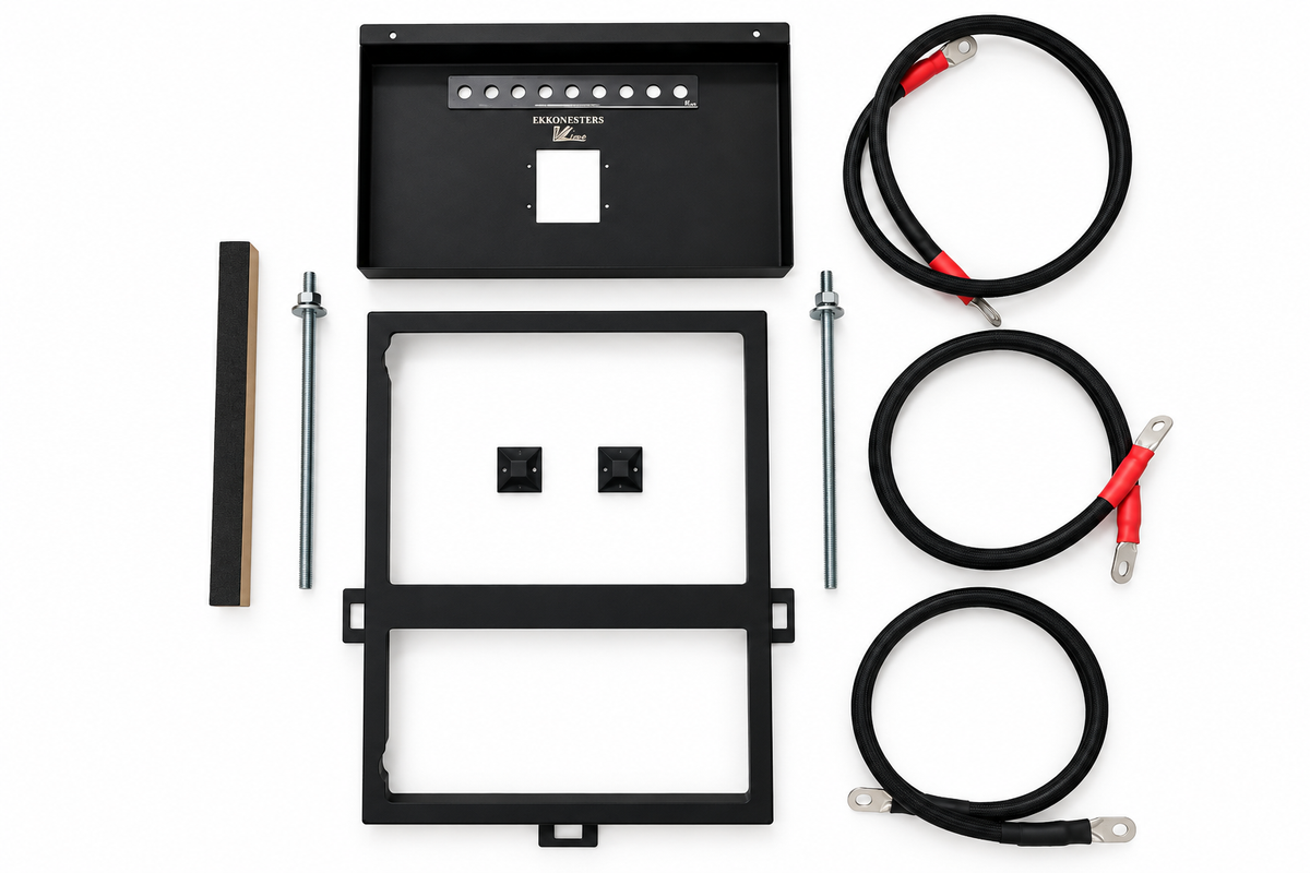 EKKOnesters × V-Line 320Ah Driver-Side Battery Upgrade Kit