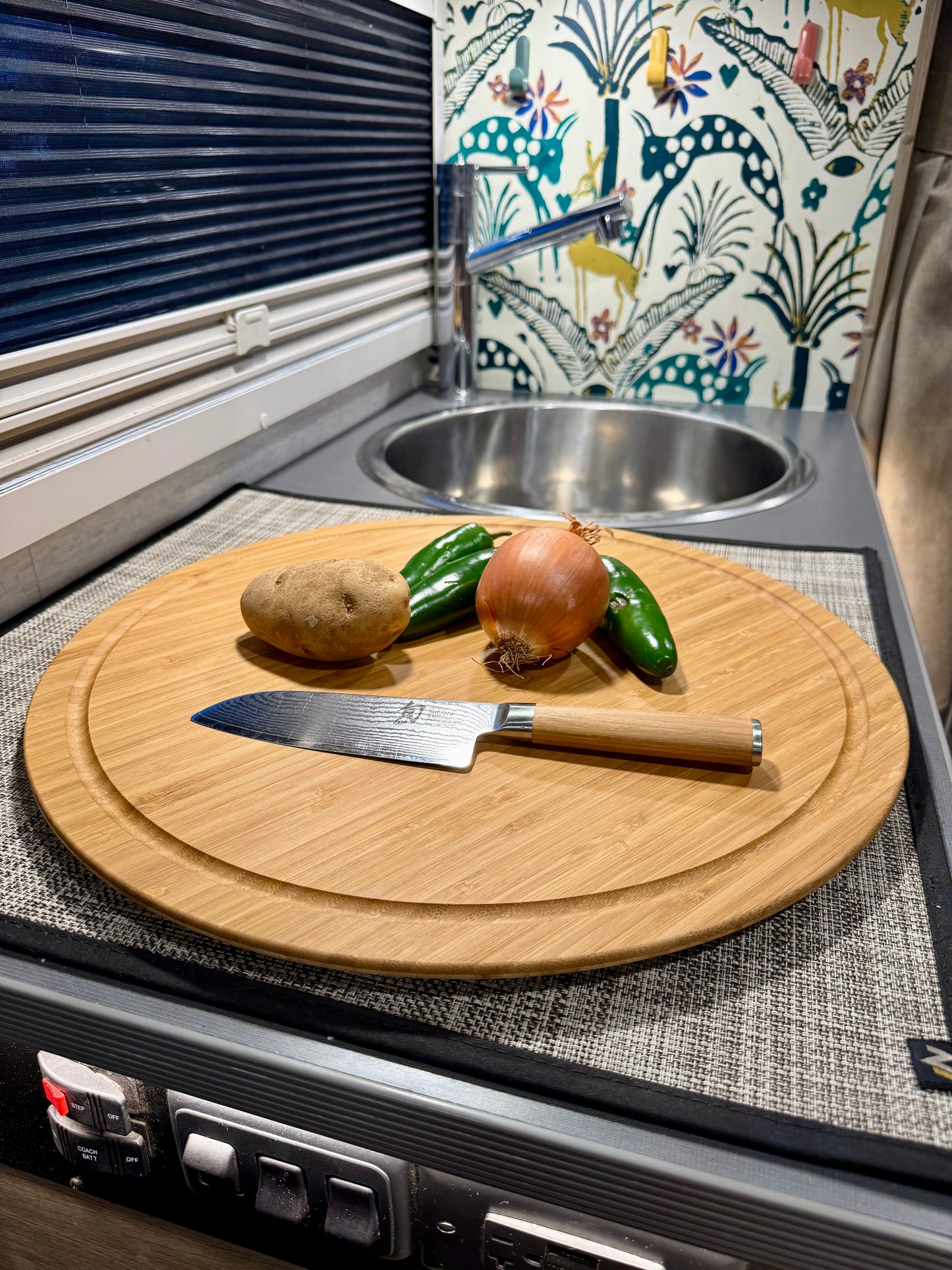 Winnebago Sprekko EKKO and NAVION Custom Sink-Fit Bamboo Cutting Board