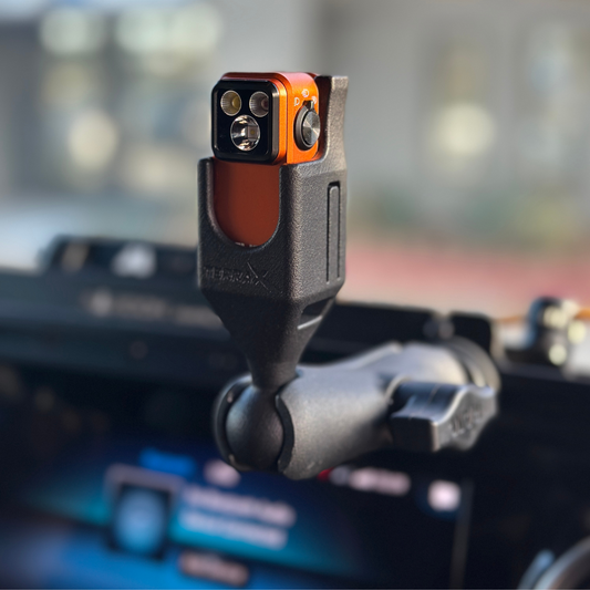 Olight Oclip Pro Van Light with Navilight Mount – Red & White Cockpit Light for Campers & RVs