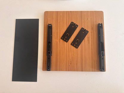 EKKO Flip-Down Bamboo Tabletop